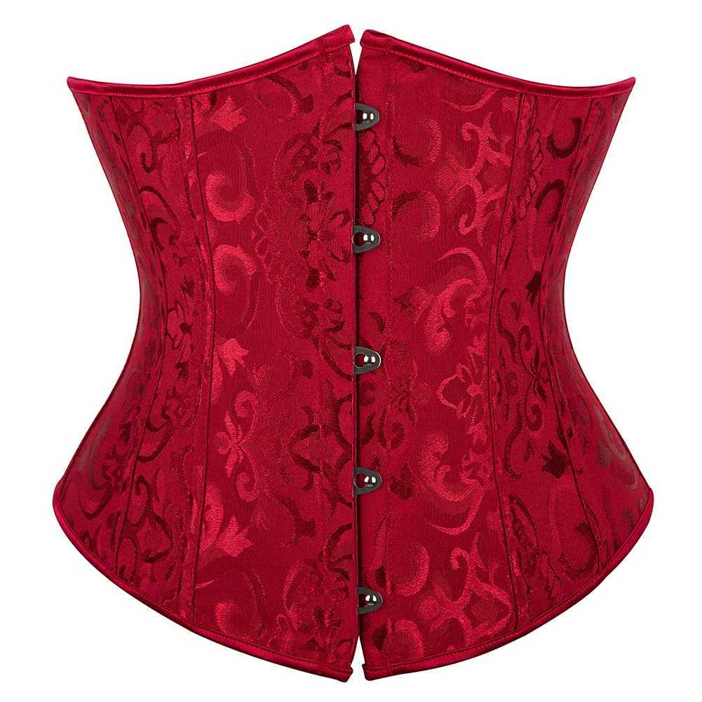 Gothic steampunk tight corset waist training corset classic bridal embroidery corset retro carnival party costume W250120