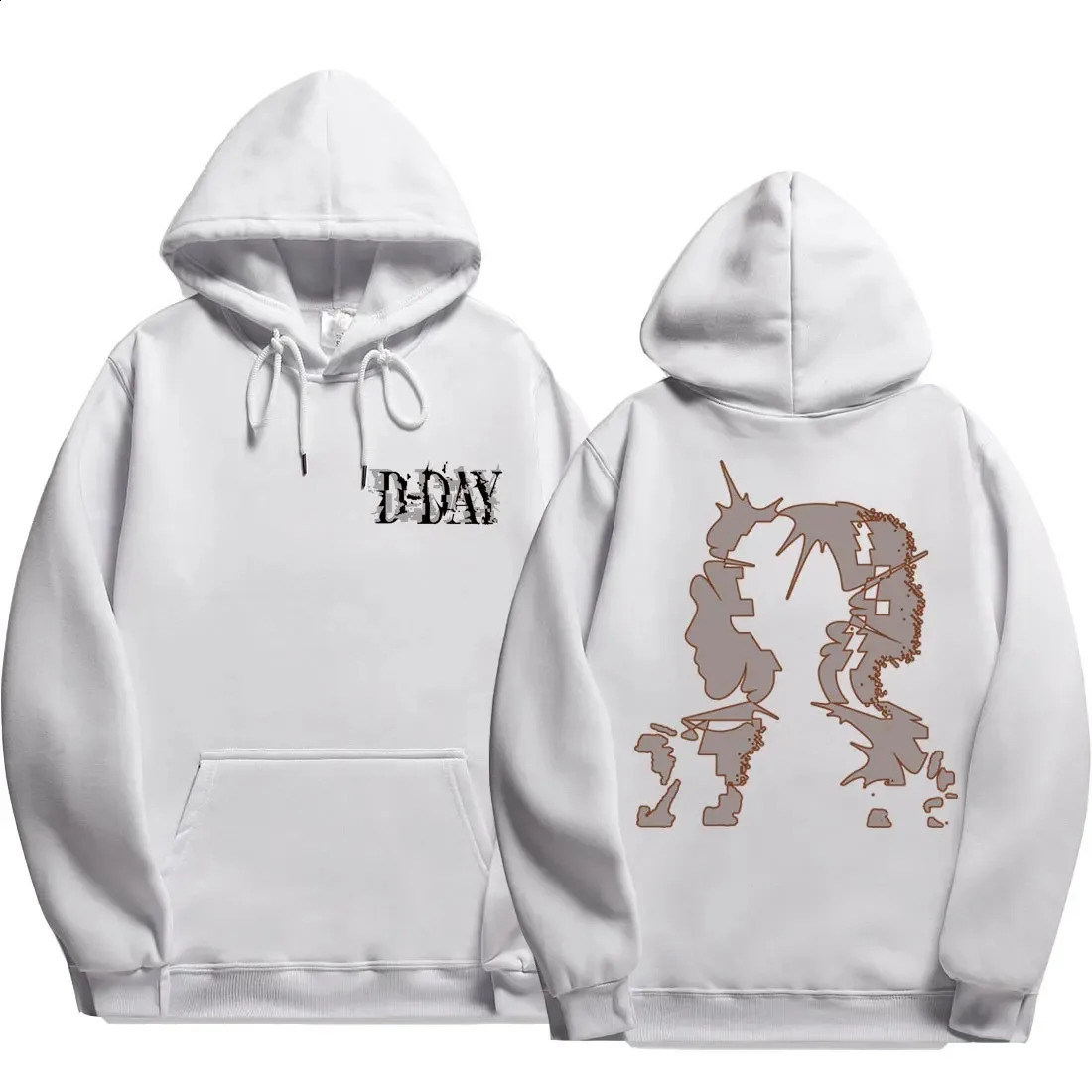 Kpop Agust D DDAY US Tour Hooded Cardigan Long Sleeved Diamon Coat Cotton Y2K Oversize Pullover Couple Sweatshirt 250110