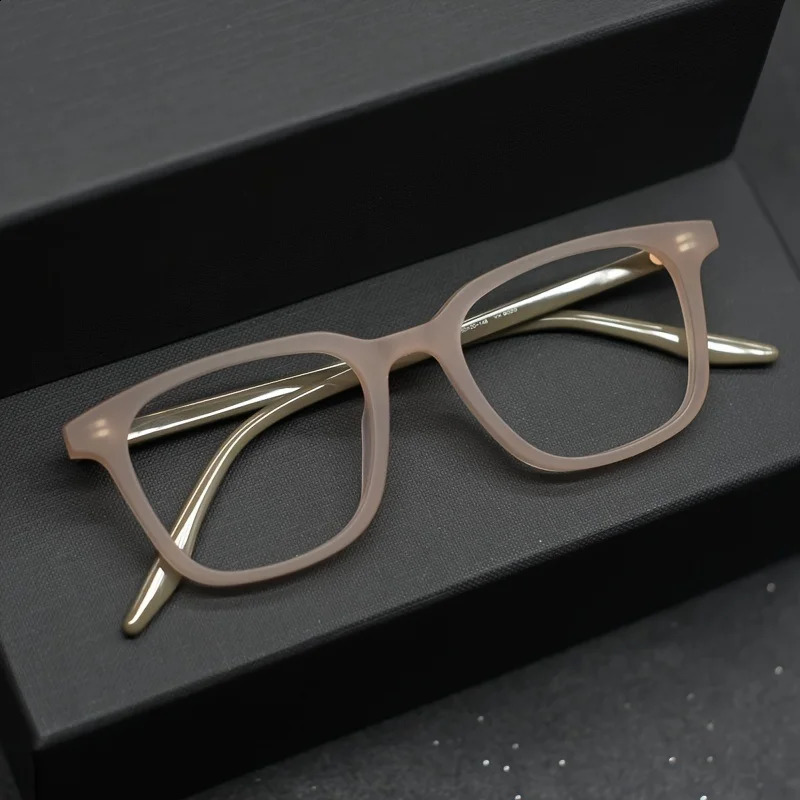 1pc Square Glasses Frame Unisex Lightweight Eyeglasses with Clear Lenses for Women Men Eyewear 250515
