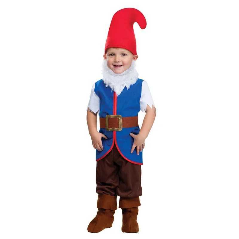 Toddler Gnome Costume For Boy Christmas Elf Costume Fairy Tale Seven Dwarfs Cosplay For Halloween Carnival Purim Party W250117