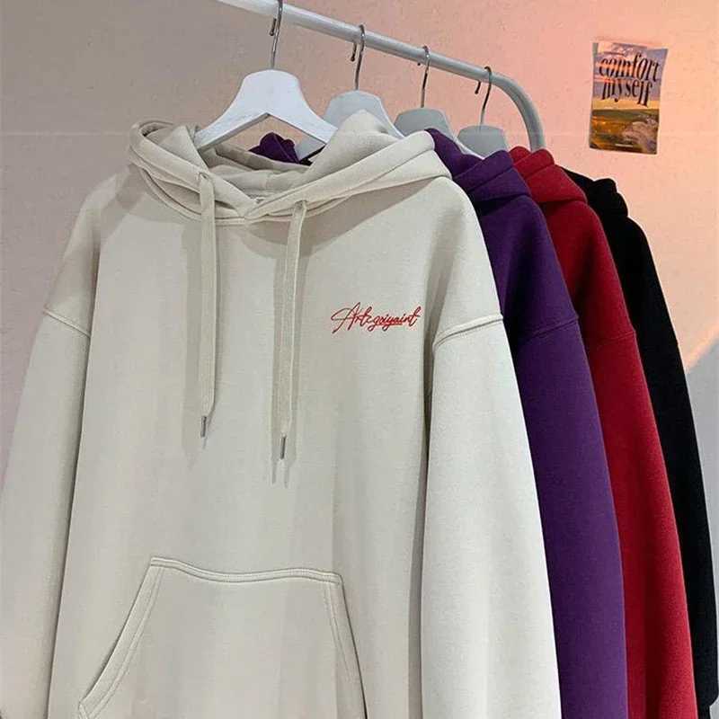 Mens High Street Letter Print Hoodies 2025 New Casual Oversized Fashion Hoodie Mens Y2K Retro Long Sleeve Hoodie W250117