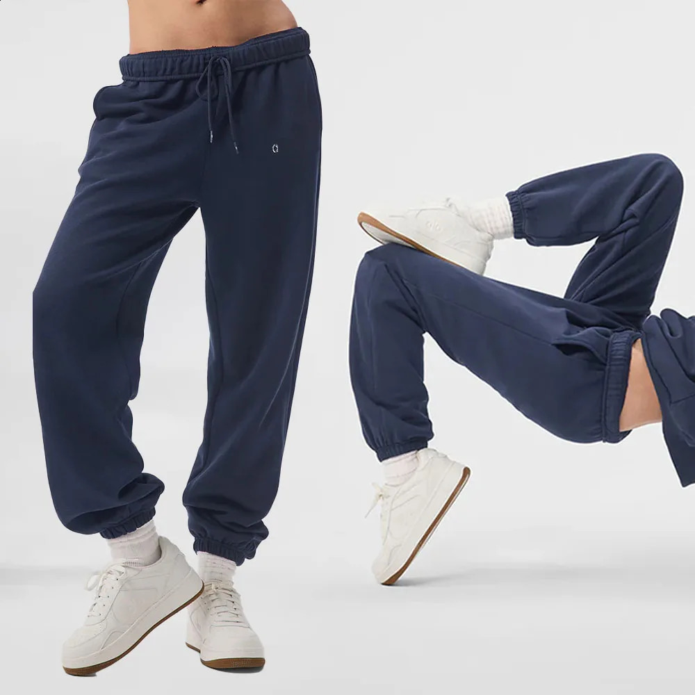 Accolade Sweatpant Workout Yoga Legging Loose Fitness Slacks Sweatpants Cotton Gym Breathable Comfortable Women Pants 250107Z