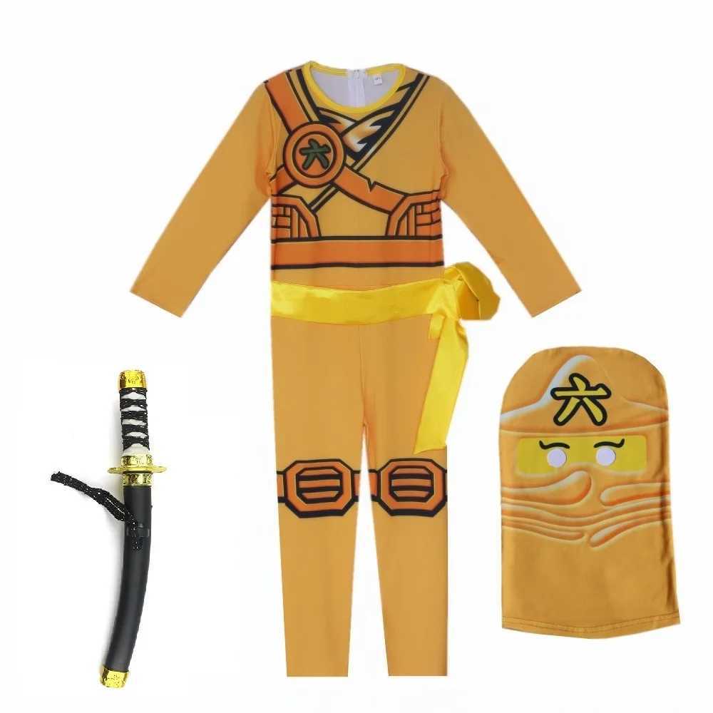 NINJA cosplay Advanced Latest Role Playing Costume Jumpsuit Set Halloween Christmas Party Ninja Superhero Set W250117