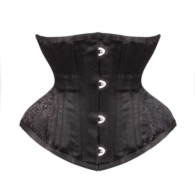 Gothic corset and Bastian steampunk corset top short torso corset hourglass curve design with slimming waist trainer W250120