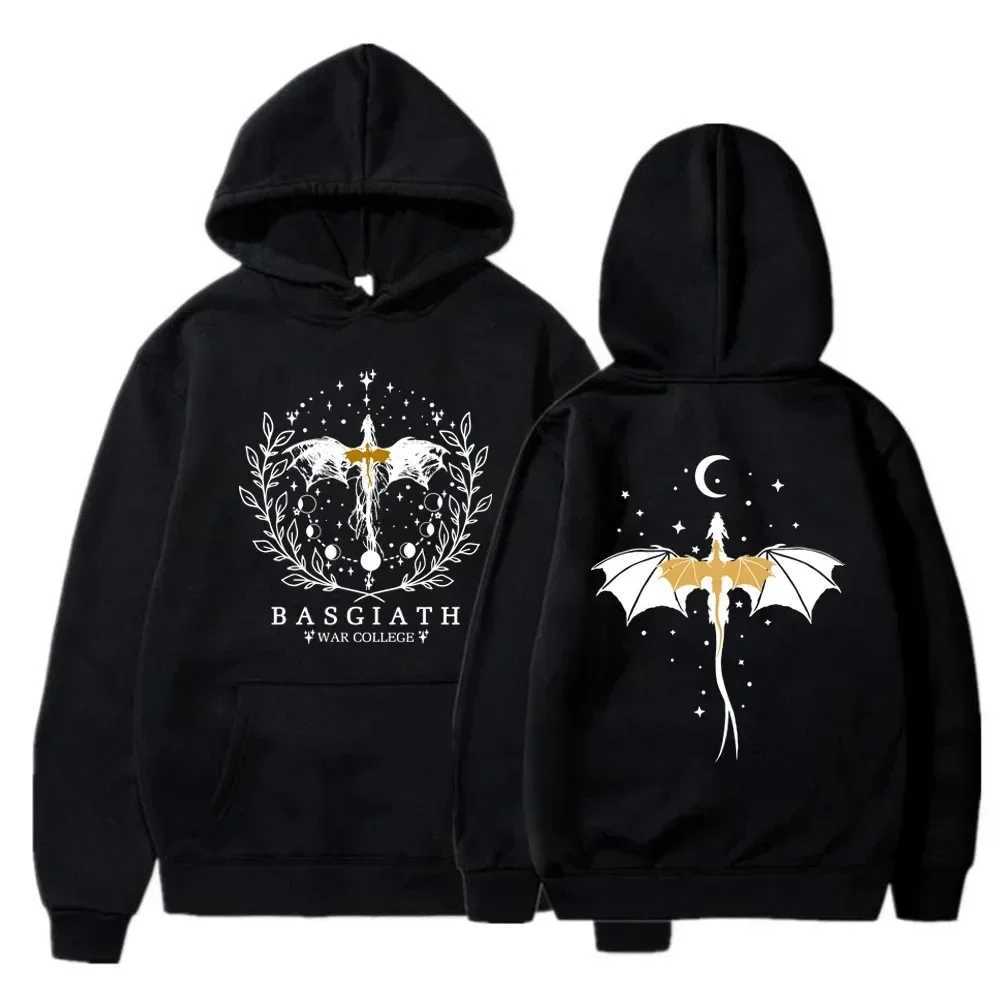 Basgiath War College Cotton Hoodies Fourth Wing Women Men Clothing Printed Graphic Spring Autumn Sweatshirt Strtwear Tops W250117