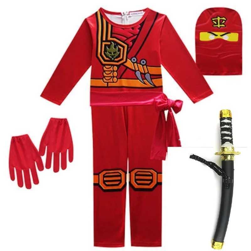 NINJA cosplay Advanced Latest Role Playing Costume Jumpsuit Set Halloween Christmas Party Ninja Superhero Set W250117