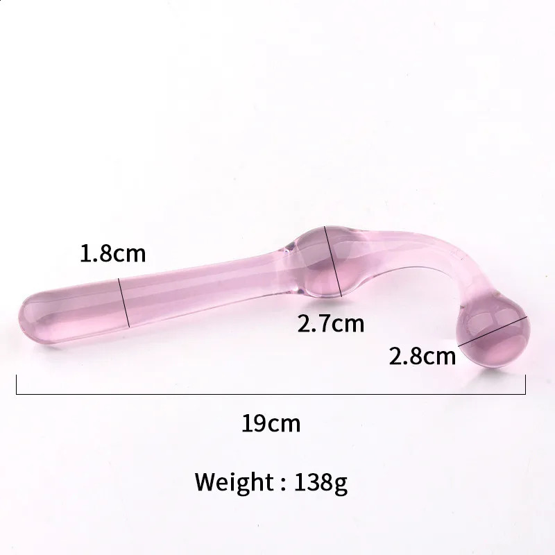 Glass Dildo Women G Spot Vagina Stimulation Anal Beads Butt Plug Prostate Massager for Gay Sex Toys 250227