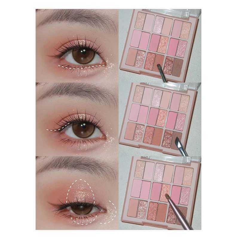 New Arrival 18-color Matte Eye Shadow Tray Pearlescent Eye Shadow Natural Lasting Powder Eye Palette Brightening Eye Shadow Korean Cosmetics Z250121