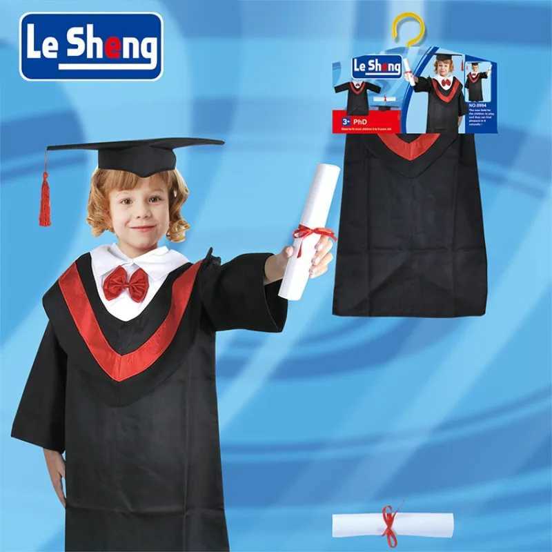 Kids Train Engineer Conductor Costume Prom Performance Costume Cosplay Clothing Equipment Props Pretend Play Toy 6Pcs Set W250117