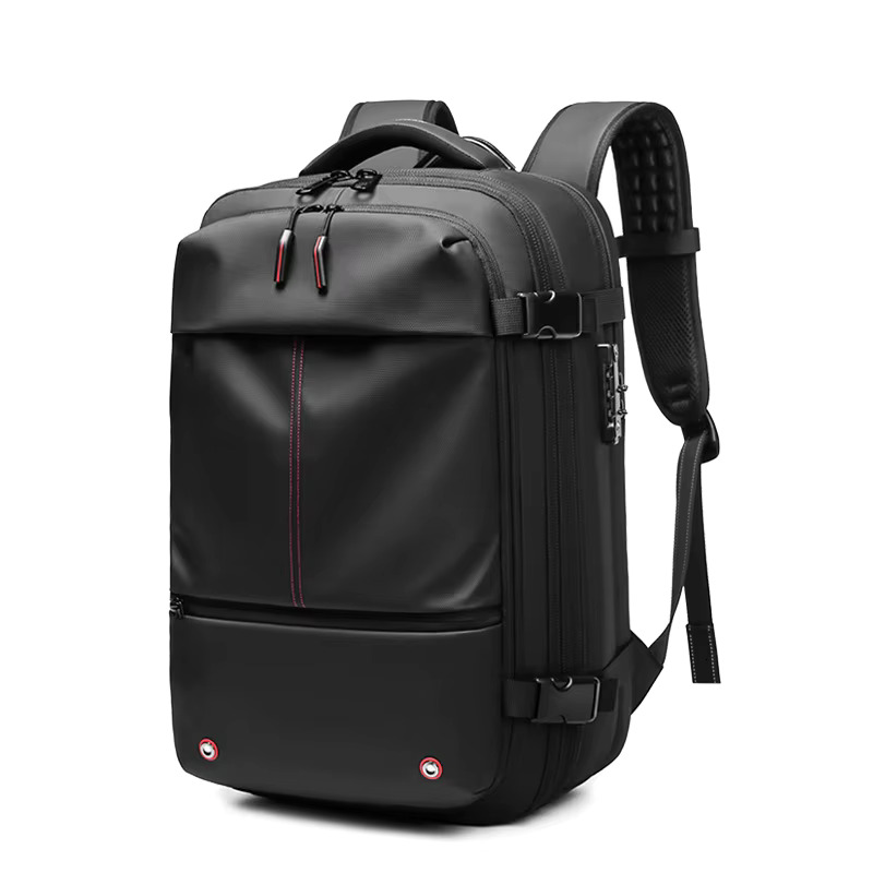 Men Travel Vacuum Compression 17 Inch Laptop Business Large Capacity School Expanded Hiking Backpack