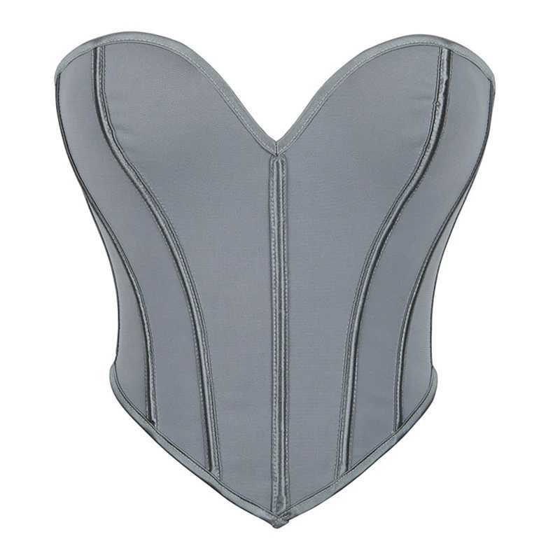 Womens summer strapless tight corset crop top W250120