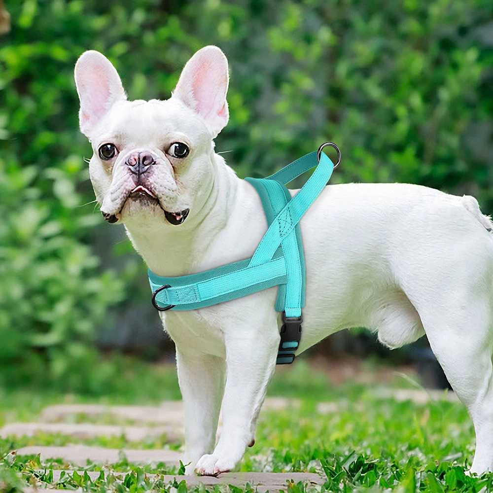 Nylon Dog Harness No Pull Dog Harnesses Vest Soft Padded Pet Walking Vests Harnesses Durable For Small Medium Large Dogs Pug 250116