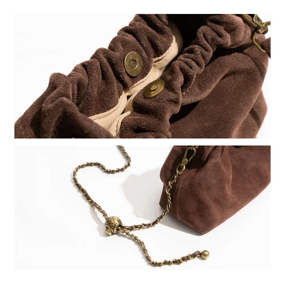 MABULA Women Chic Design Cloud Flap Satchel Armpit Shoulder Winter High Quality Chamois Female Crossbody Bag Hobos