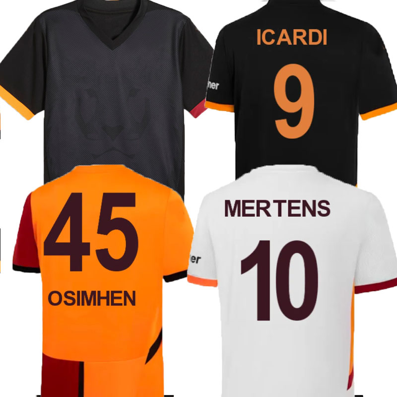 Mens 24 25 120th Anniversary Fourth Soccer Jerseys Osimhen ICARDI MERTENS Michael Falcao 2024 2025 99 00 13 14 vintage Football Shirt