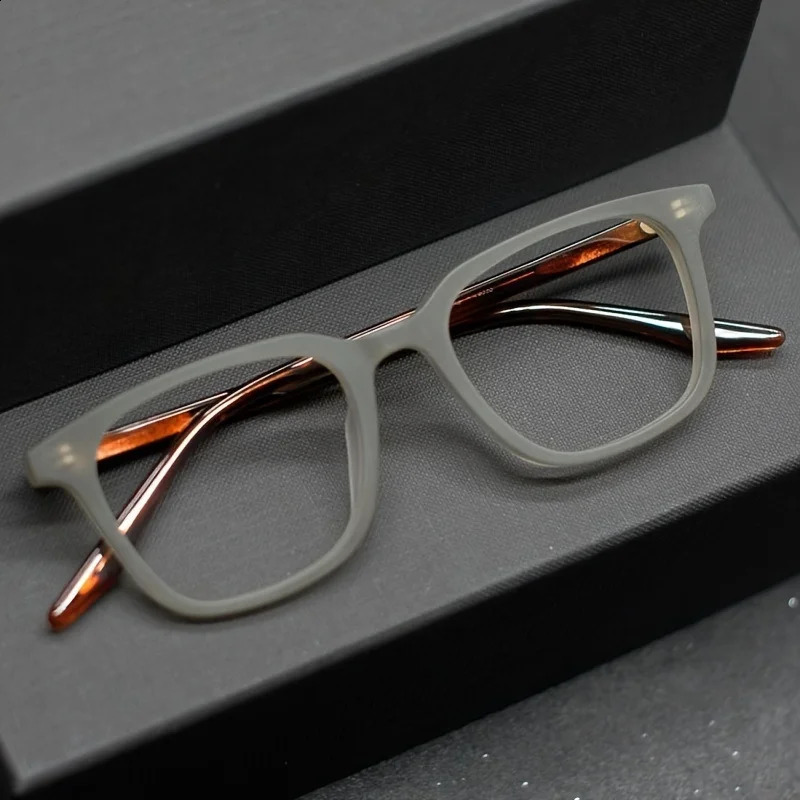 1pc Square Glasses Frame Unisex Lightweight Eyeglasses with Clear Lenses for Women Men Eyewear 250515