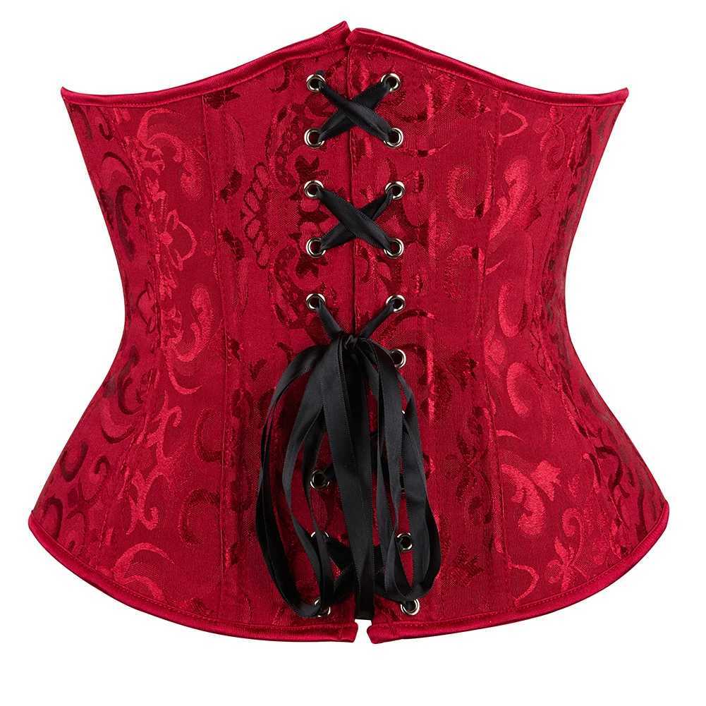 Gothic steampunk tight corset waist training corset classic bridal embroidery corset retro carnival party costume W250120
