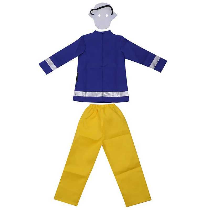 Fireman Sam Small Rescue Children Play Performances Dress Up Outfit Kids Cosplay Halloween Costumes W250117