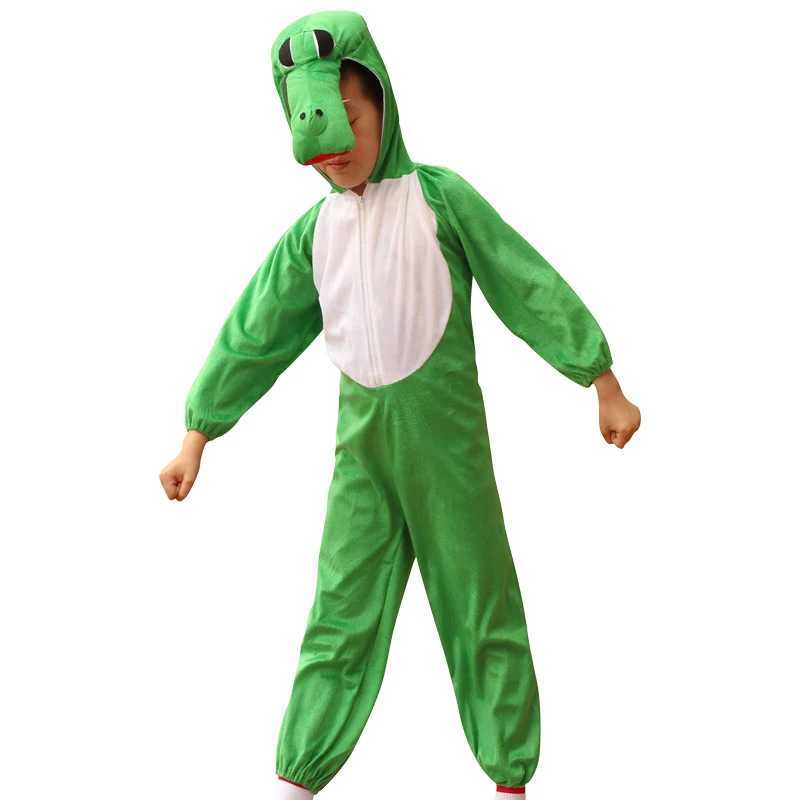 Children Animal Costumes Onesies Jumpsuits Giraffe Sheep Cattle Crocodile Elephant Party Animals Christmas Kids Cosplay Suits W250117