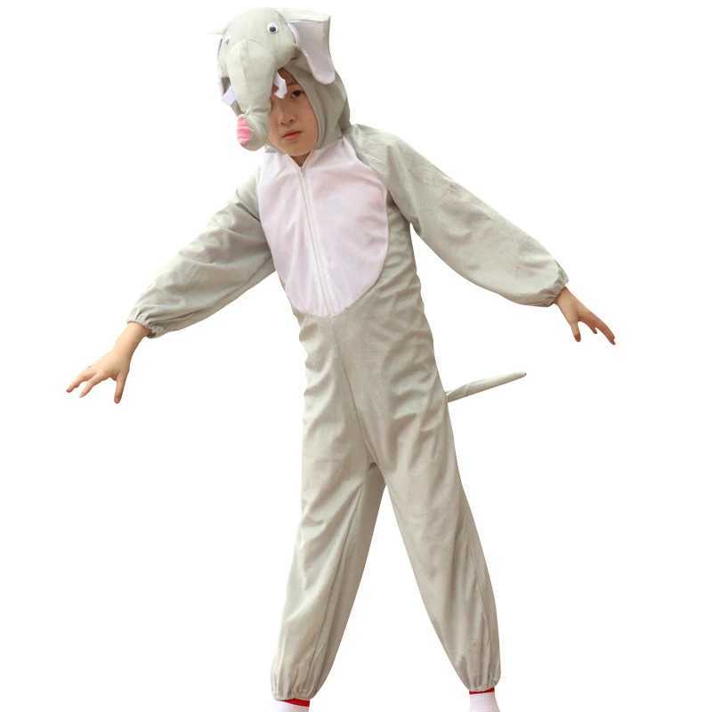 Children Animal Costumes Onesies Jumpsuits Giraffe Sheep Cattle Crocodile Elephant Party Animals Christmas Kids Cosplay Suits W250117