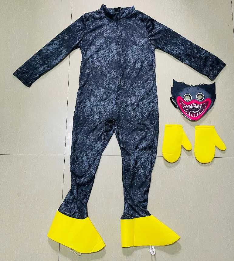 Cartoon Huggy Wuggy Halloween Cosplay Costumes Horror Game Big Mouth Poppies Holiday Gifts Childrens Performance Playtime Kawaii W250117