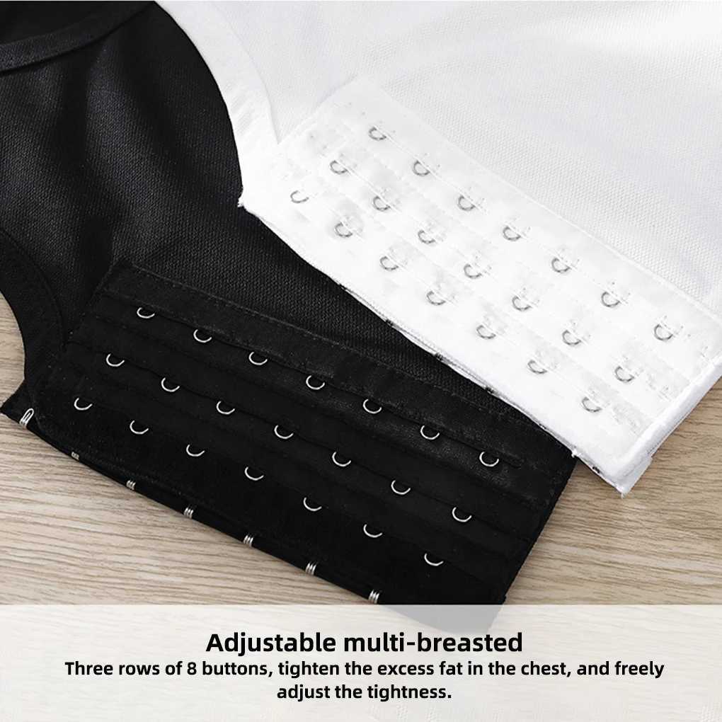 M-XXL Flat Breast Binder Corset Tomboy Lesbian Underwear Women Seamless Summer Short Vest Plus Size Tank Top Shaper Bustier W250120