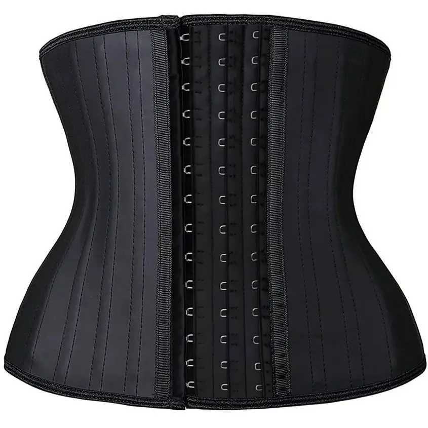 11.8 inch 30 CM Torso Corset For Women Latex Waist Trainer Tight Band Slim Figure Manager Waist 25 Steel Boned Abdominal Band W250120
