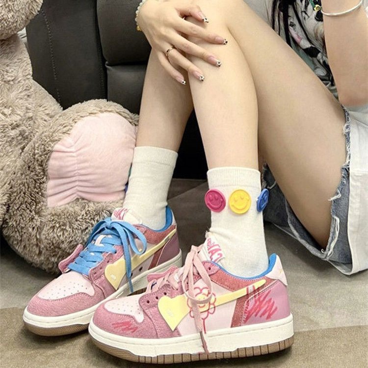New hot free shipping designer shoes for womens casual shoes pink outdoor sneakers sport shoes size 35-40