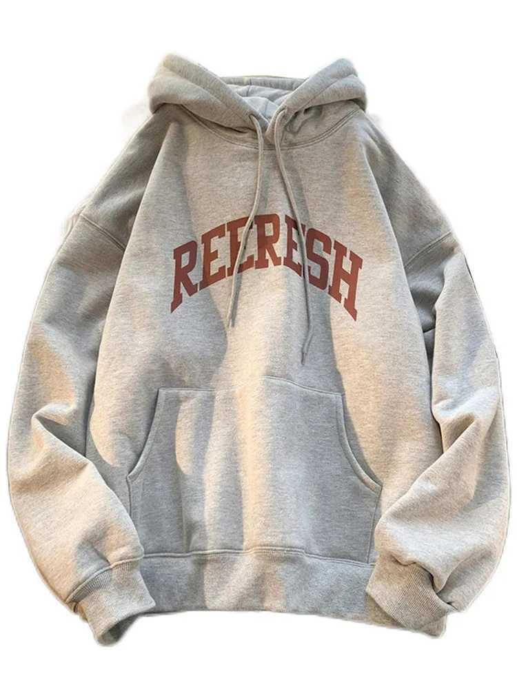 00% Cotton Mens Hoodies American Letter Hip Hop High Street New In Sweatshirts 2024 Autumn Y2K Couple Vintage Oversize Hoodies W250117