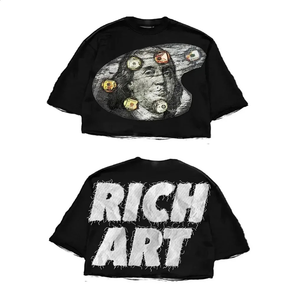 Y2k Top Oversized Printed Graphic T Shirts Hip Hop Punk Men and Women Short Sleeved Cotton Tops Harajuku Retro Goth Streetwear 250118