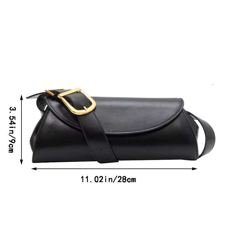 Autumn And Winter New Korean Single Fold Shoulder Fashion Street Trendy PU Women's Bag