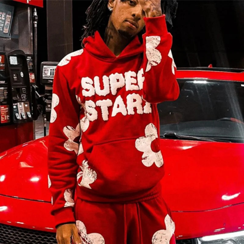 Retro Lazy Style Womens Hoodie Loose and Fun Letter Printed Hoodie Y2k Casual Sweatshirt Harajuku Collection 250109