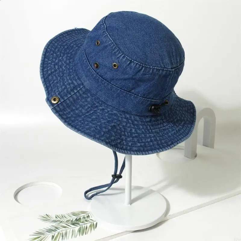N7YF Bucket Hat Cloches Fisherman SunHat Summer Bowlers BobHat Panama 250118