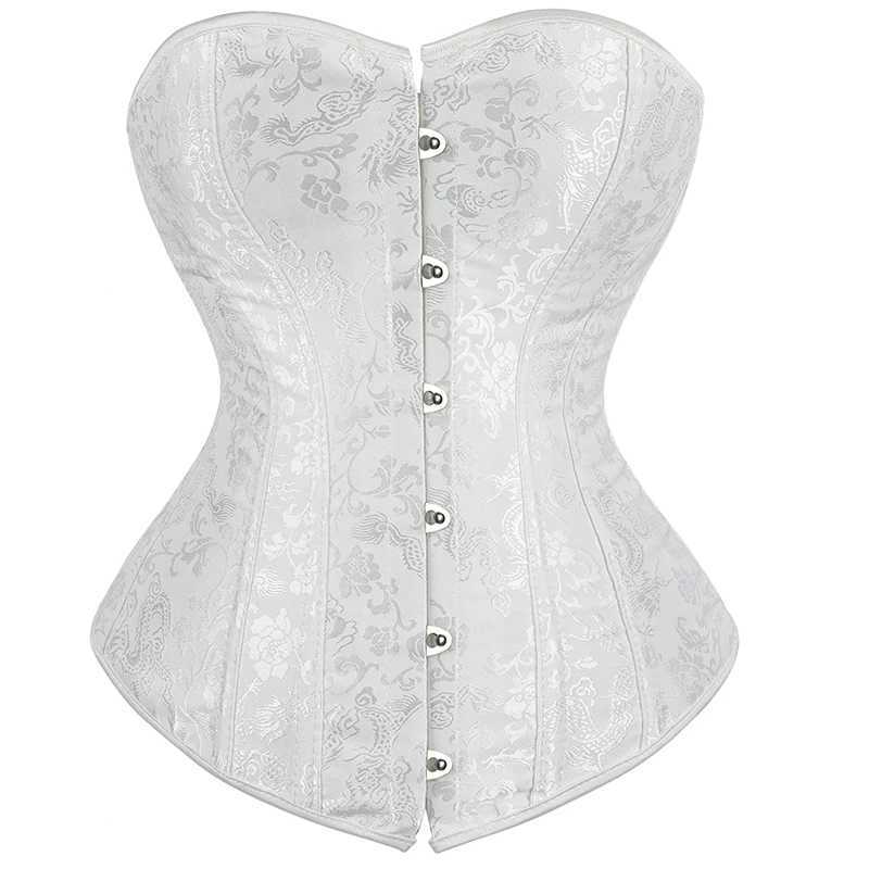 Blue Corset Top Bustier Lingerie Push up Sexy Flower Vintage Halloween Costumes Plus Size Red White Bridal Wedding Halloween W250120