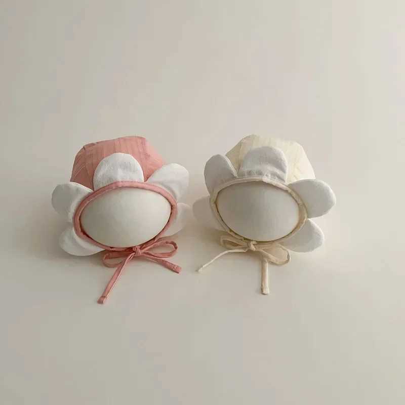 Baby Beanie Ins cute sunflower hat suitable for toddlers baby boys and girls spring summer windproof hat suitable for babies aged 3-16 months T250121
