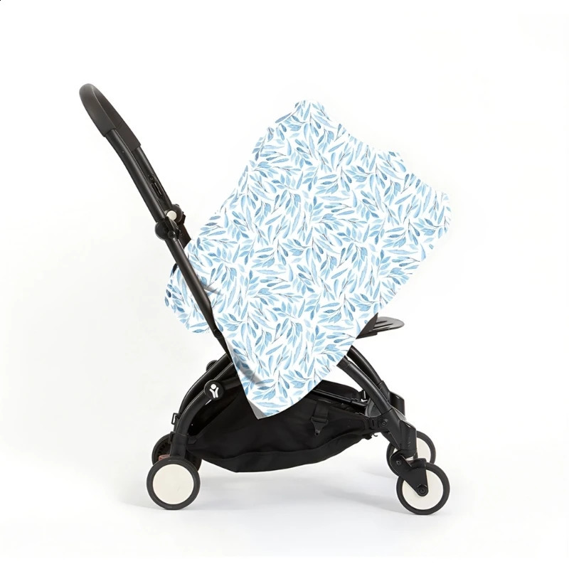 Baby Nursing Cover Breathable Breastfeeding Cover Baby Feeding Blanket Privacy Apron with Printed Pattern Stroller Cover 250120