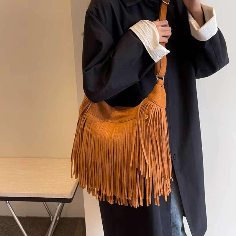 Women PU Leather Shoulder Soft Ethnic Style Messenger Crossbody Bag Zipper Large Capactiy Retro Handbag Totes
