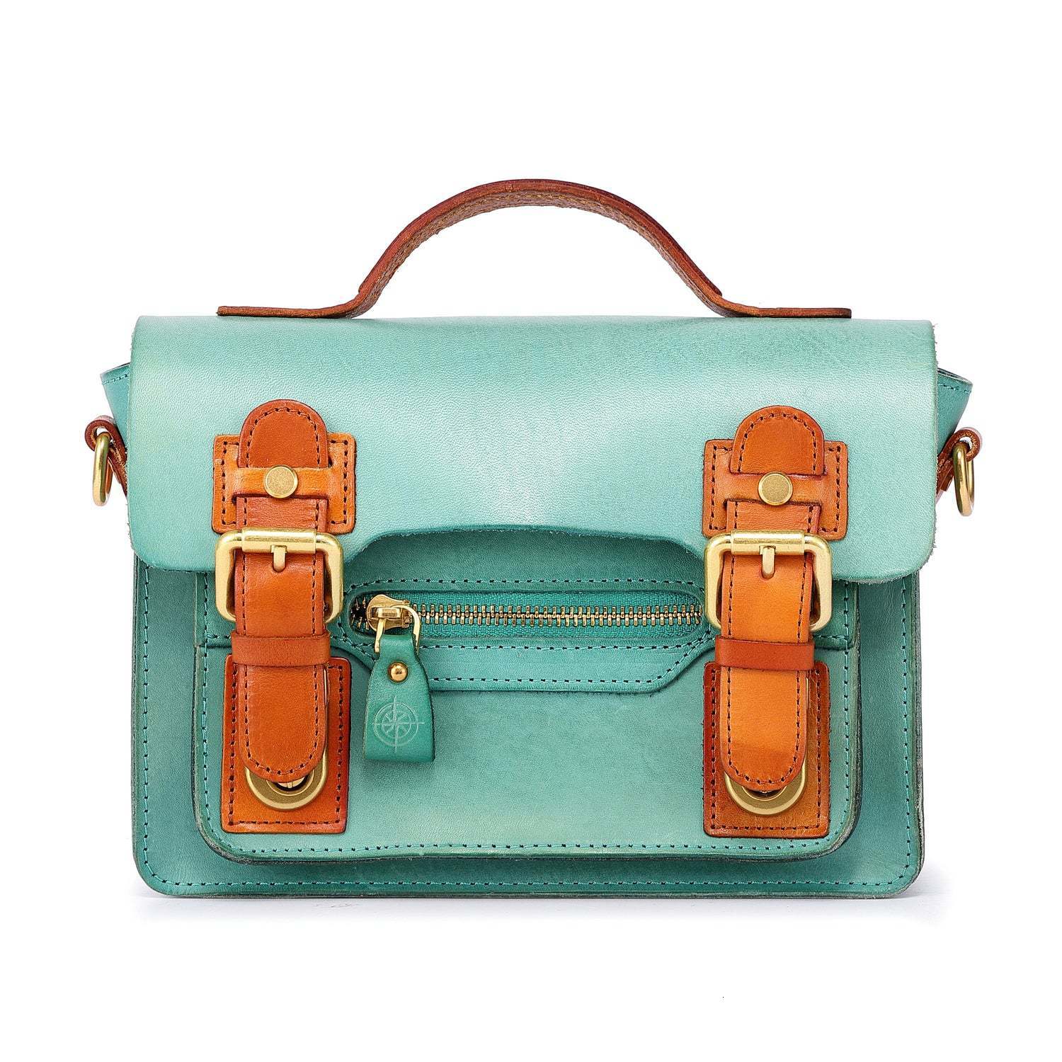 Crossbody Genuine Leather British Personalized Handheld Women's Fashion Small Commuter Shoulder Bag
