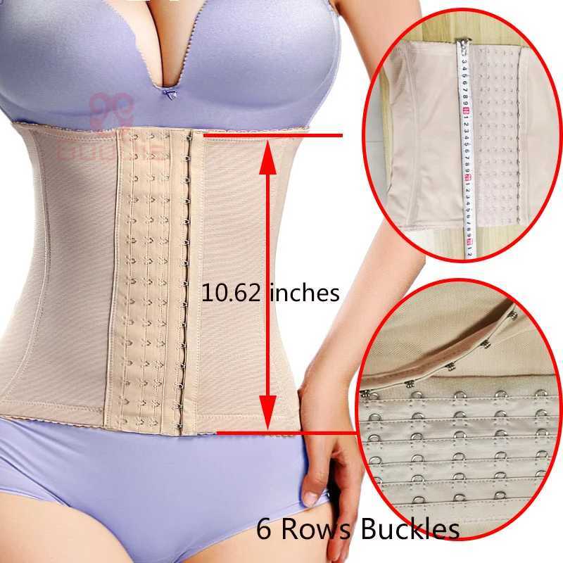 GUUDIA Body Wraps Works for Tighten Loose Skin 6 Rows Buckles Waist Trainer for Women Shaper Corset Body Shaper Girdle Trimmer W250120