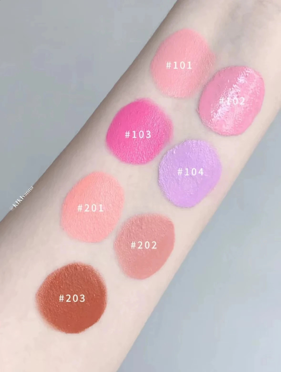 JILL LEEN Single Creamy Blush Mud Blush Purple Expanding Long-lasting Natural Fitting Atmosphere 250108
