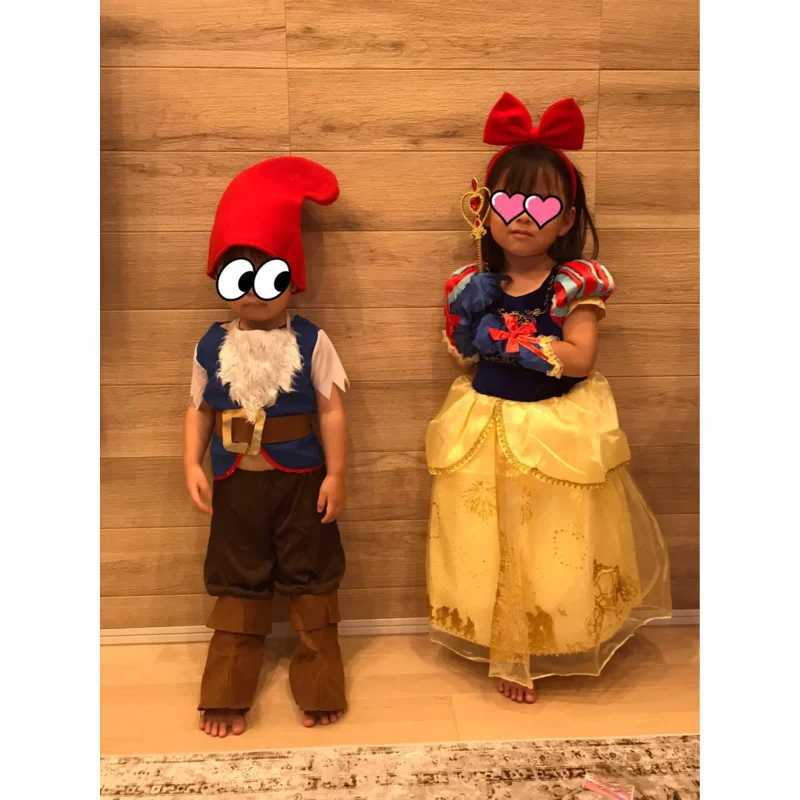 Toddler Gnome Costume For Boy Christmas Elf Costume Fairy Tale Seven Dwarfs Cosplay For Halloween Carnival Purim Party W250117