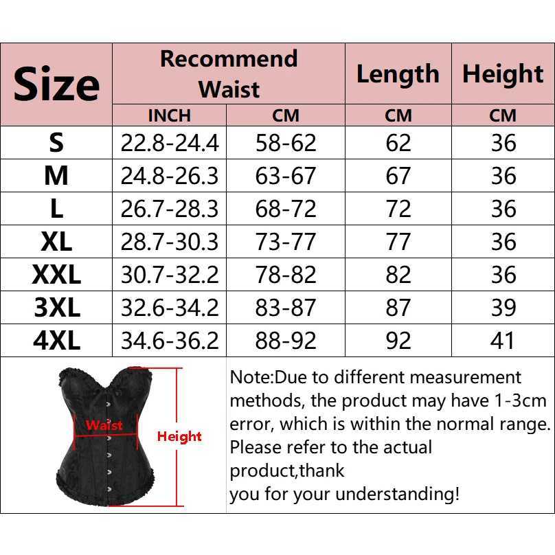 YBFDO Womens Sexy Corset Bustiers Flower Lace Top Shape Corset Top Corset Shirt Gothic Brocade Retro Underwear Waist Corset W250120