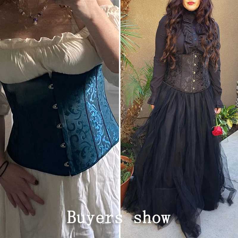 XS Black Corset Plus Size 6Xl Underbust Corset Bustier Fashion Corset Feminino Waist Cinchers Hourglass For Party Dress W250120
