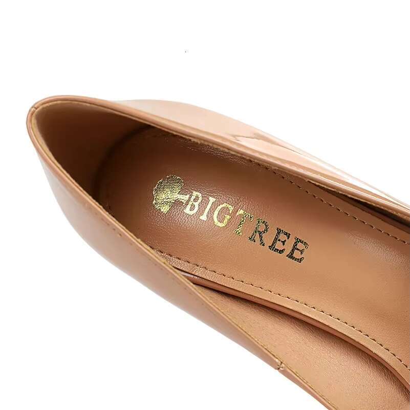Women 8cm 10.5cm High Elegant Escarpins Pumps Lady Rivets Nude Mid Low Heels Fetish Nightclub Party Office Shoes