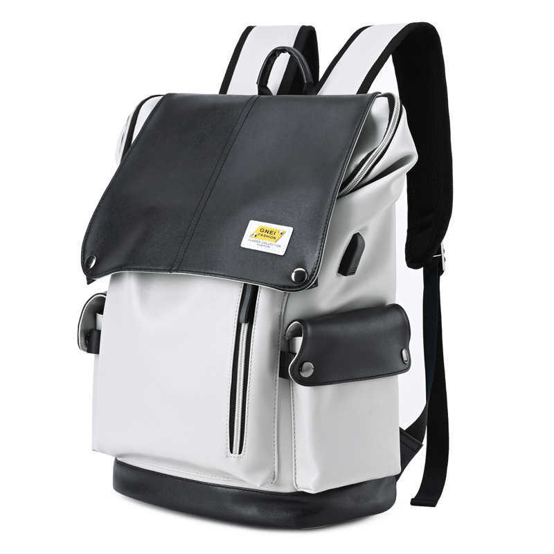 Backpack mens casual backpack trend Korean version leisure large capacity computer bag travel business backpack