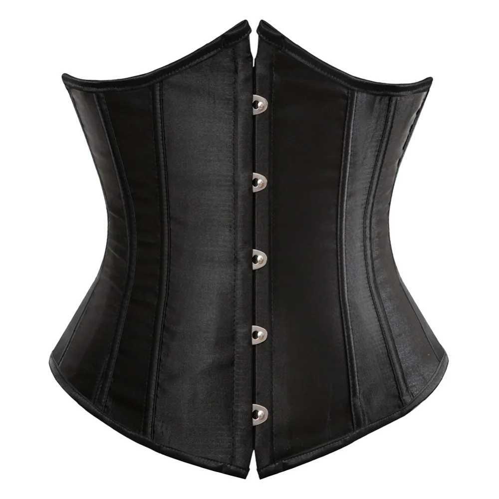 SEXY Gothic Underbust Corset and Waist cincher Bustiers Top Workout Shape Body Belt Plus size Lingerie S-6XL W250120