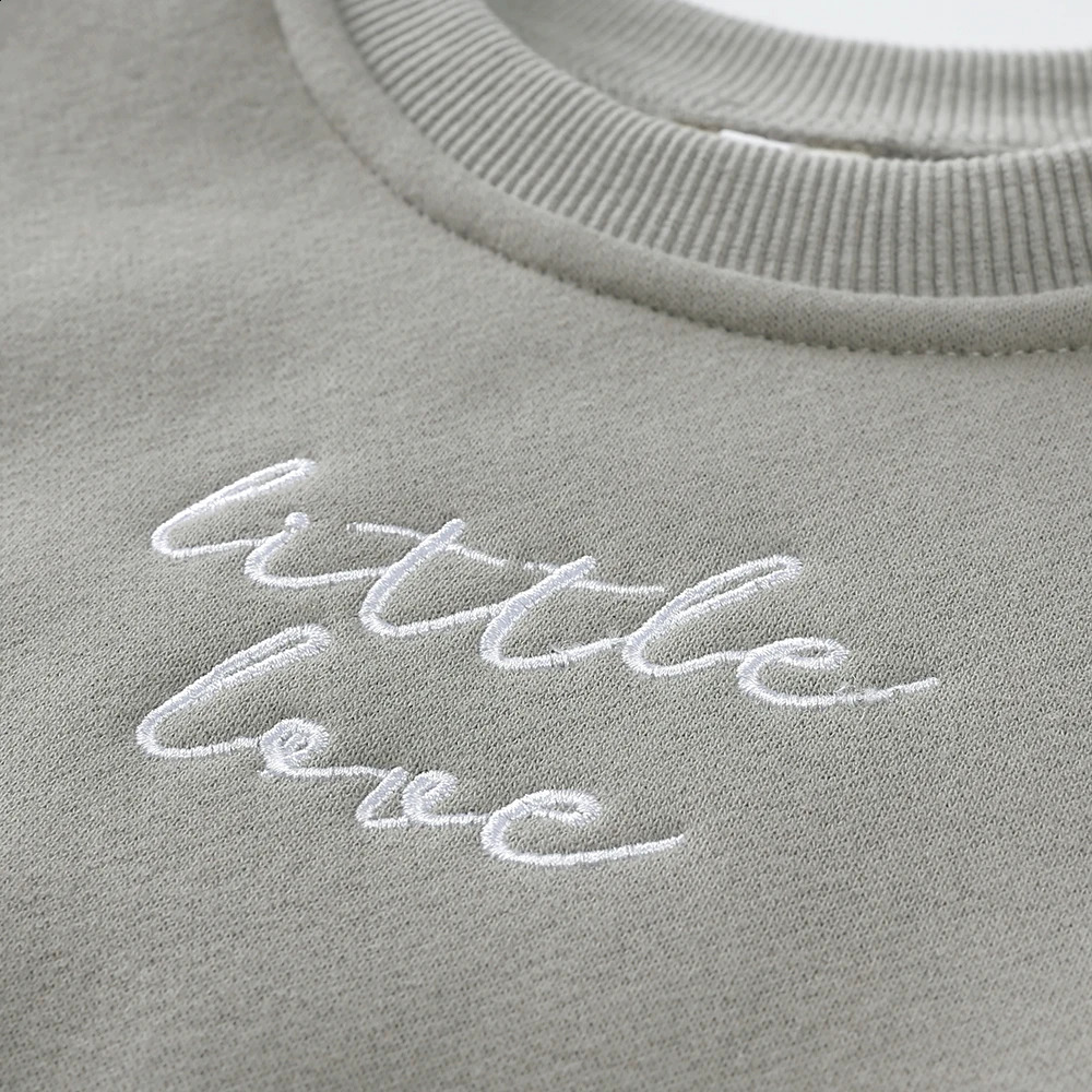 Winter Baby Romper born Clothes Thicken Fleece Pyjamas Little Love Embroidery Infant Boy Girl Onesies Toddler Jumpsuits 250117