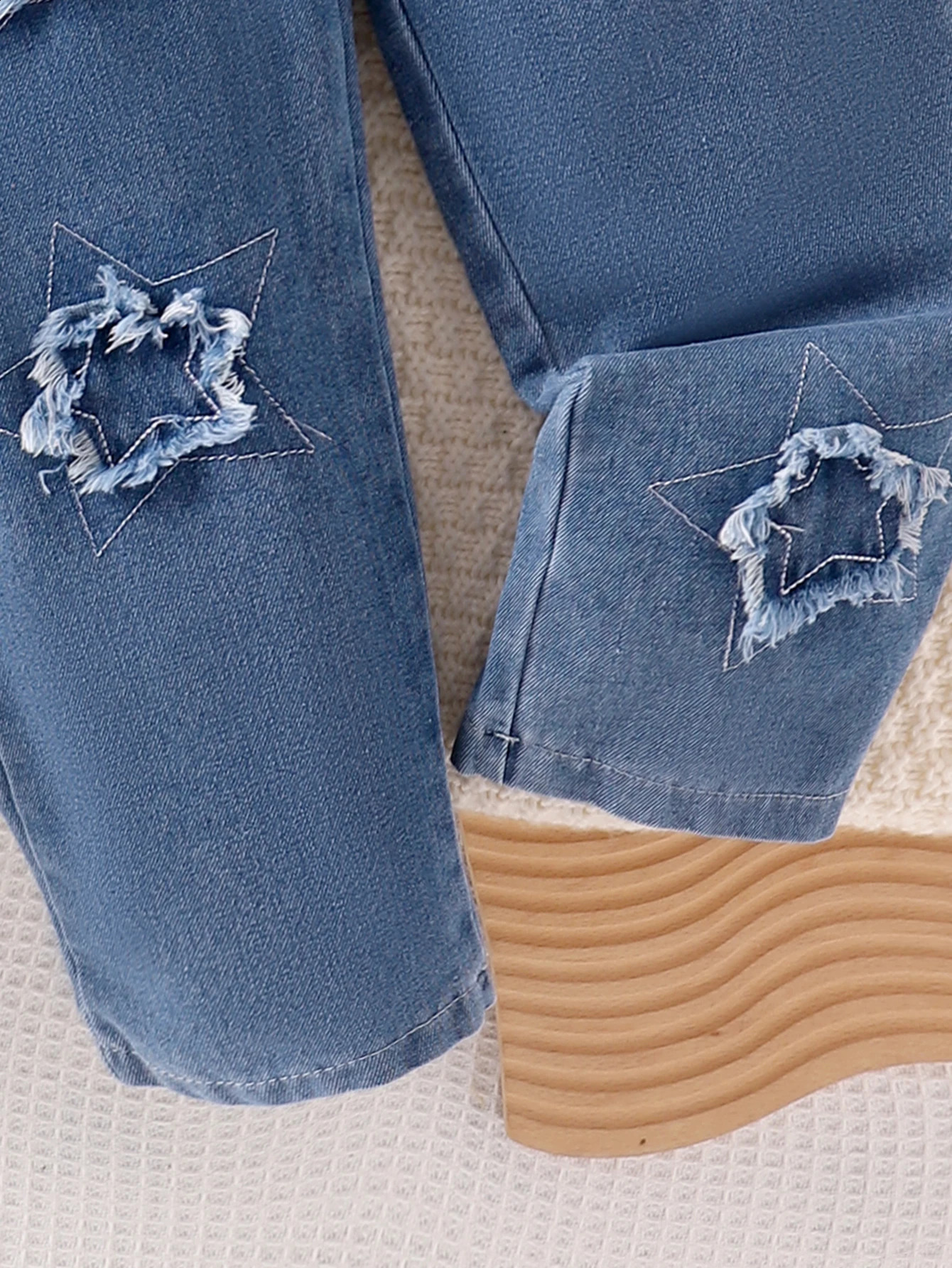 Autumn Style For Girls Aged 47 Years Old Comfortable And Fashionable Blue Patch Large Pocket Denim Jumpsuit 250117