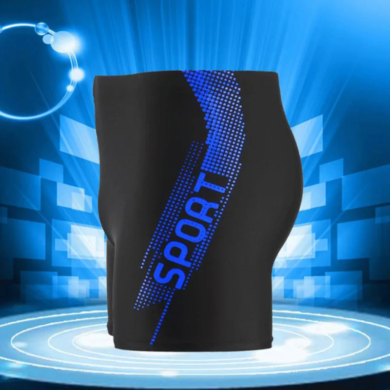 Sport Print Board Shorts Quickdrying Drawstring Mens Swim Trunks Mens Swimwear Swim Shorts For Summer Beach Pool 250121