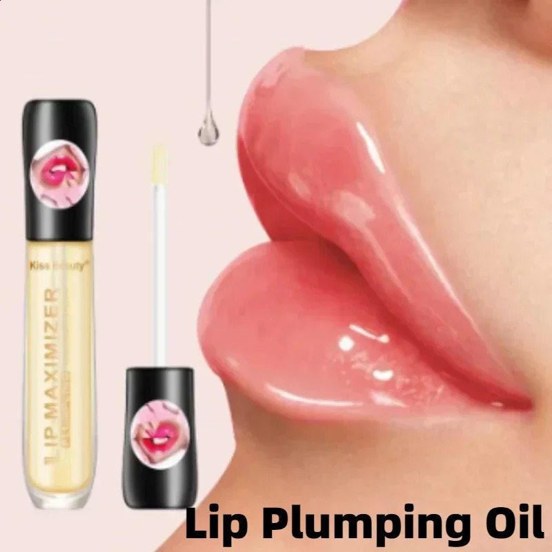 5ml Sexy Plumping Lip Oil Collagen Increase Mouth Repair Reduce Lip Tenderness Enhance Moisturizing Care Essence Bright White 250121