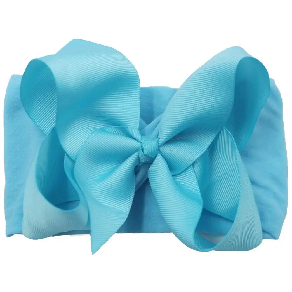 20 Pieces 6 Inch Soft Elastic Nylon Headbands Hair Bows Headbands Hairbands for Baby Girl Toddlers Infants borns 250120
